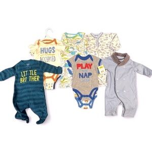 Bundle of boys 0-3 months clothes